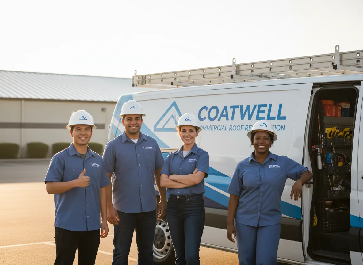 Commercial roof coating company in Talent, OR